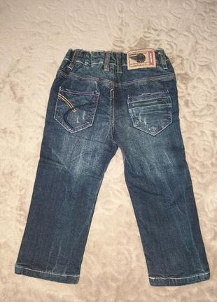 Детские новые джинсы фирмы "chicco"2 фото