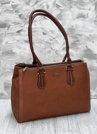 Сумка david jones cм5313 коричневый