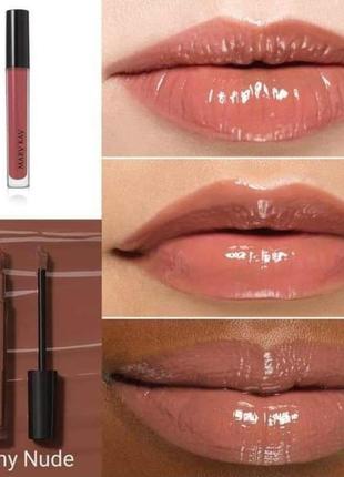 Блиск для губ mary kay unlimited lip gloss "теплий нюд"