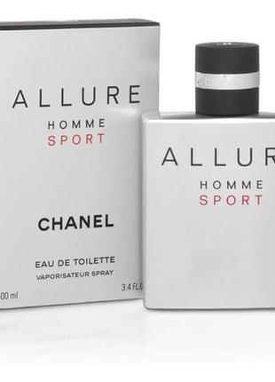 Chanel allure homme sport edt 100 ml original pac