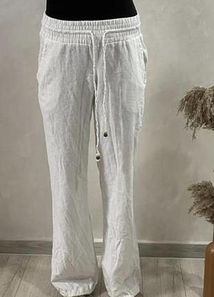 Білі зручні якісні штани2 фото