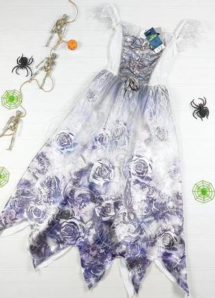 Шикарное платьице на хэллоуин от george 9-10 года, 134-140 см.1 фото