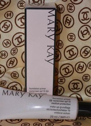 Вирівнююча основа під макіяж spf 15 mary kay, мері кей, мері кей