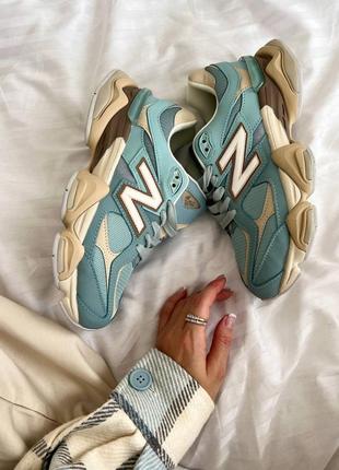 Круті кросівки new balance 9060 « blue haze »1 фото