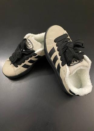 Жіночі кросівки adidas campus 00s grey/black fur7 фото