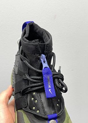 Кроссовки nike air huarache gripp ‘black khaki’8 фото