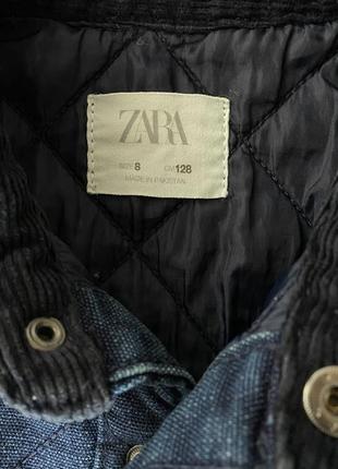 Zara сорочка,утеплена рубашка,джинсова курточка zara3 фото