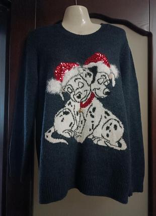 Кашеміровий свитер новорічний теплий3 фото