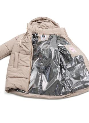 Зимняя женская удлиненная куртка пуховик  в 6 цветах размер:42 44 46 48 50 526 фото