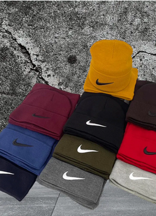 Синій і червоний колір.стильні комплекти nike на повному флісі. підходять дітям та дорослим