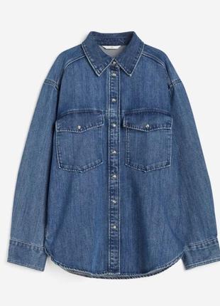 H&m сорочка куртка джинсова
