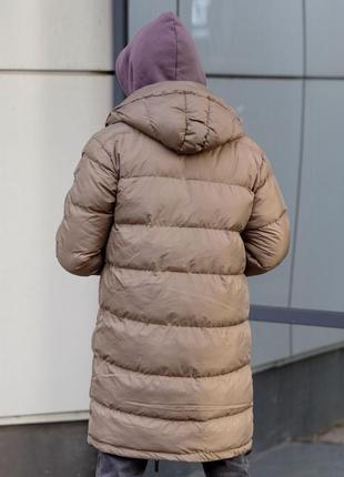 Зимнее мужское пальто пуховик зимове чоловіче пальто3 фото