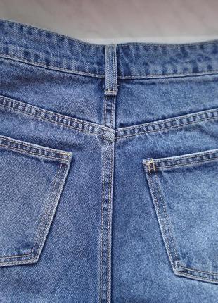 Прямые джинсы с высокой посадкой, shein, р.xs4 фото