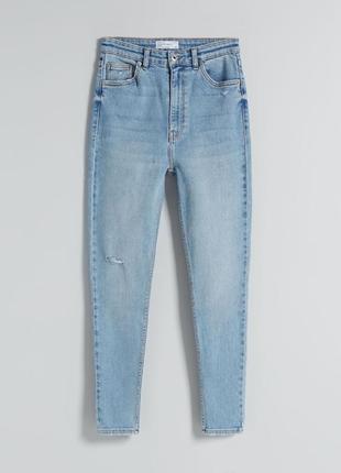 Джинси bershka super high waist skinny1 фото