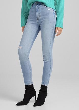 Джинси bershka super high waist skinny6 фото