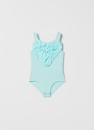 Боди типа футболки с декоративным сердцем zara 4490, 4491