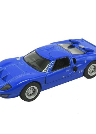 Металлическая машинка ford gt40 mkii 1966 синій