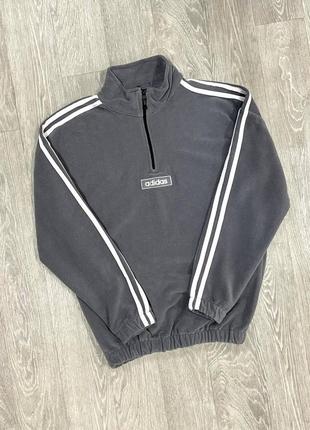 Тёплая флисовая кофта флиска adidas тепла фліска кофта флісова adidas2 фото