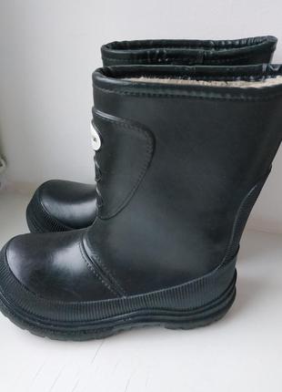 Гумові чоботи на хутрі на хлопчика navigator 25р. 17см.