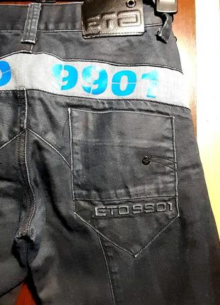 Крутые джинсы джоггеры. брендовые стильные штаны5 фото
