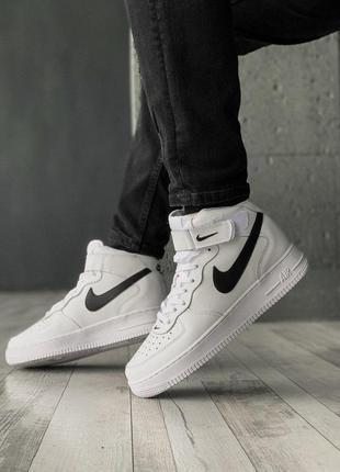 Nike air force high white, чоловічі кросівки найк аір форс весна-осінь