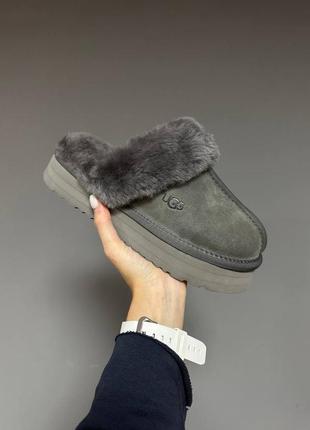 Угги ugg disquette platform charcoal