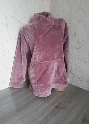 Пижама ( распаровка) кофта,одежда для дома плюшевый флис  50 р.