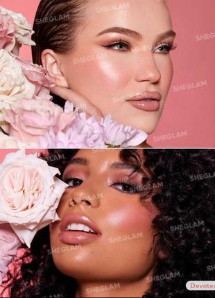 Жидкие румяна sheglam devoted color bloom dayglow liquid blush shimmer finish оригинал4 фото