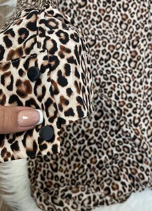 Леопардова блуза3 фото