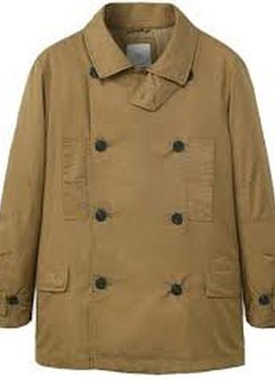 Новый утепленный тренч,  куртка,  полупальто mango для мужчин. размер s