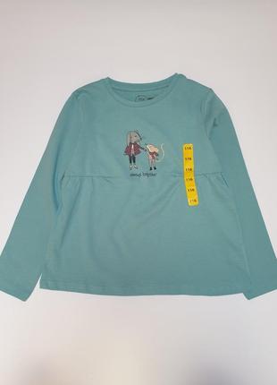 Хлопковая кофта реглан футболка длинный рукав pepco