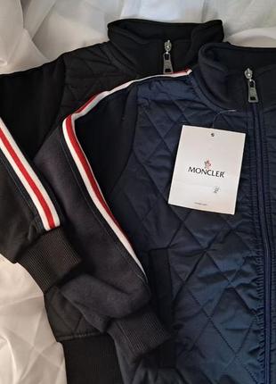 Бомбери moncler на застібці для хлопців від 1 до 15 років