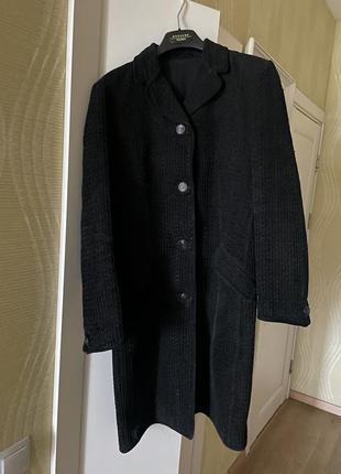 Gianni versace шкіряне пальто та юбка комплект , оригінал