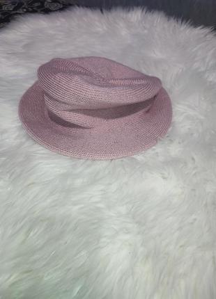 Интересная шляпка- панама теплая4 фото