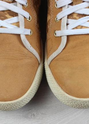 Нубукові дитячі демісезонні черевики timberland оригінал, розмір 353 фото