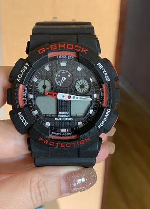 G-shock часы ga-100-1a4er черный