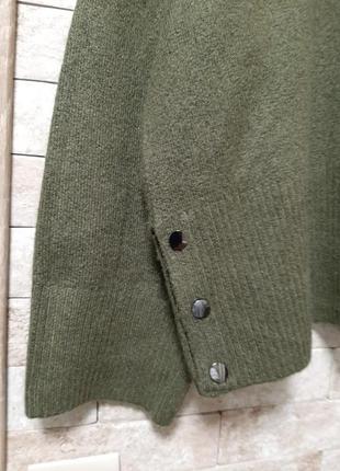 Теплий вільний светр із широкими рукавами3 фото