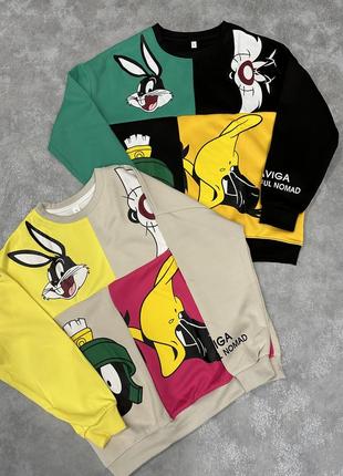 Женский свитшот looney tunes