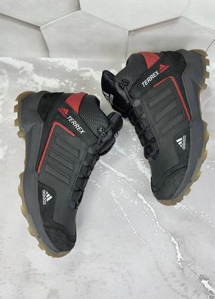 Мужские ботинки adidas
модель: a3 ч/кр

верх выполнен из высококачественной натуральной кожи
внутри: мех
