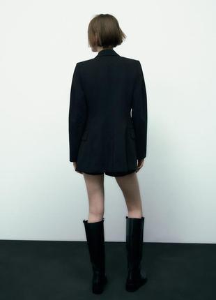 Жакет пиджак черный классический zara s m
 1255/9987 фото