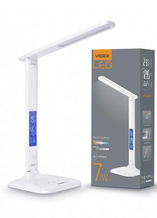 Led настільна лампа videx tf05w 7 w 3000-5500 k