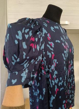 Блуза из вискозы finery рукава фонарики с объемными рукавами4 фото