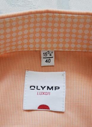 Мужская рубашка люкс качества olymp 100% хлопок рубашка2 фото