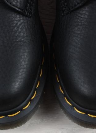 Шкіряні черевики з хутром dr. martens оригінал, розмір 363 фото