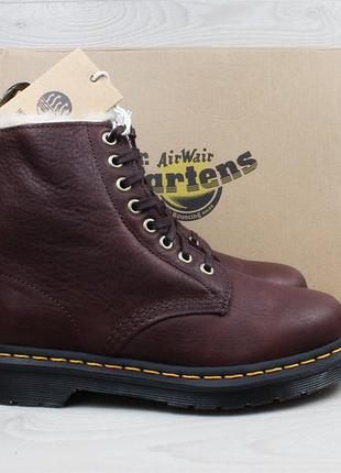 Женские кожаные зимние ботинки с мехом dr. martens оригинал, размер 36