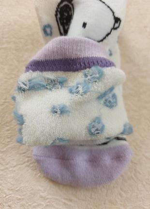 Брендові теплі махрові шкарпетки зі стоперами2 фото