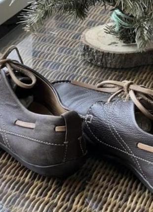 Кожаные туфли мокасины hugo boss оригинальные коричневые3 фото