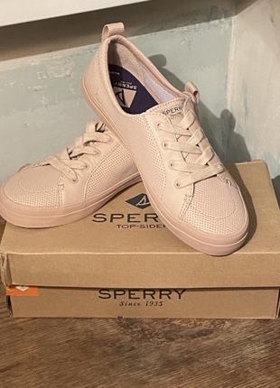 Кеди sperry crest vibe mini perf pink