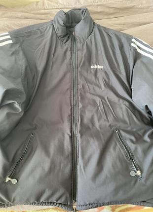 Adidas зимняя куртка двухсторонняя6 фото