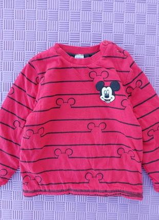 Теплый свитшот микки на 92 см, 2 года